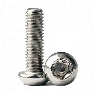 MonsterBolts - M6 x 20mm 6 Lobe Button Head Socket Cap Screws, ISO 7380, Stainless Steel, 100 Pack
