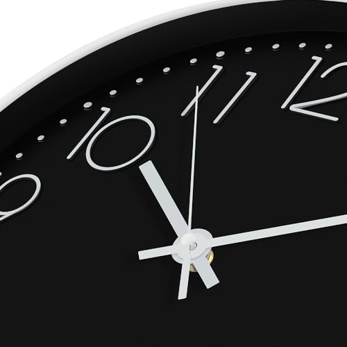 Mejores comprativas On-line Reloj de pared negro - cinco favoritos. 12 Imagen adicional