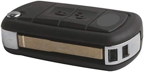 KEMANI New Smart Uncut Blank Flip Key Shell Case Replacement For Land Rover Discovery LR3 Range Rover FOB 3 Button No Chips