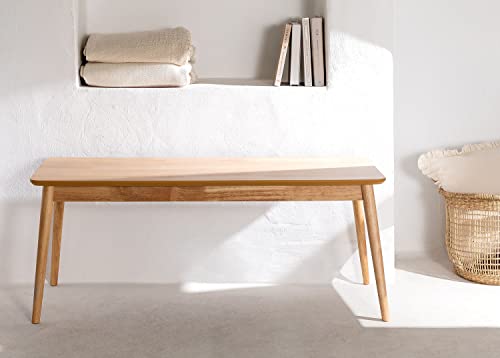 SKLUM Holzbank Betta Braun Natur