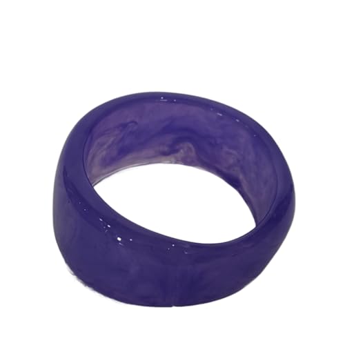 Bracelet en résine torsadé violet : finis les bijoux lourds et fragiles