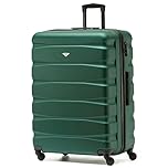 Flight Knight Lightweight 4 Wheel ABS Hard Case Extra Large Suitcase Approved for Over 100 Airlines Including easyJet, British Airways, Ryanair, Jet2, Emirates & Many More - Check-in Large Size 29"