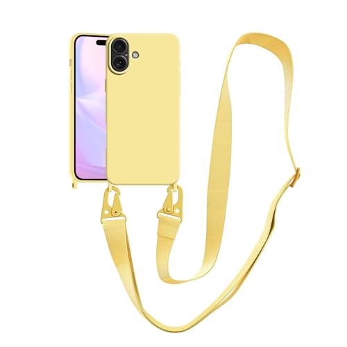 Coque iPhone 16e avec lanière bandoulière pour vos sorties et voyages