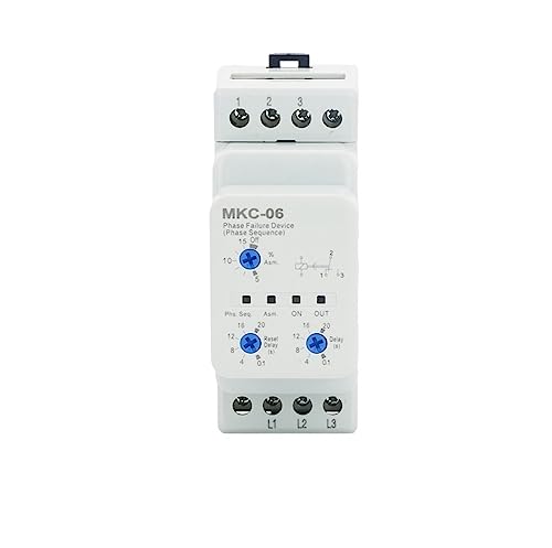 Protège-moteur triphasé MKC-06 contre défaillance de phase 220V