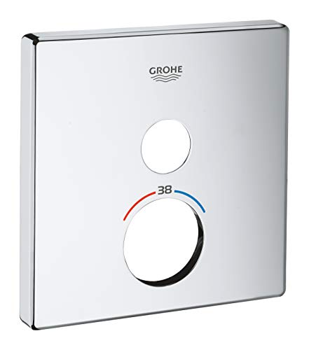 Preisvergleich Produktbild GROHE Rosette Original Ersatzteil, Langlebig, Robust, Herstellergarantie: 5 Jahre), Chrom, 49037000