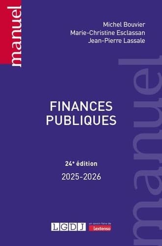 livre Finances publiques (2025-2026)