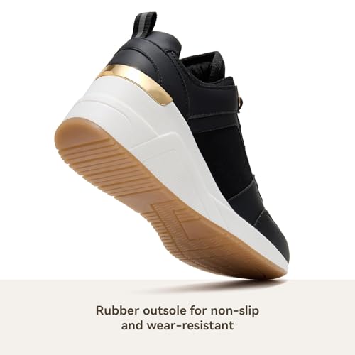 Image of Cestfini Wedge Sneakers for Women - Wedge Tennis Shoes Non-Slip Women Fashion Sneakers