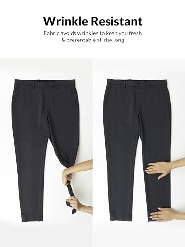 Image of The Pant Project Luxury PV Stretchable Casual Checks Pant for Men | Stylish Slim Fit Men's Wear Trousers for Office or Party