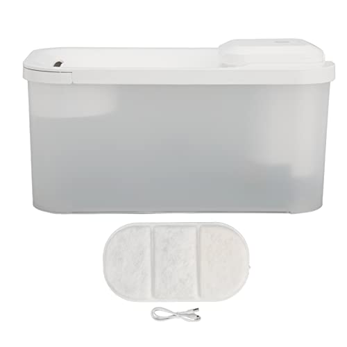 Fuente automática de agua para gatos y perros con batería