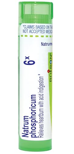 Boiron Natrum Phosphoricum 6X for Heartburn with Acid Indigestion - 80 Pellets