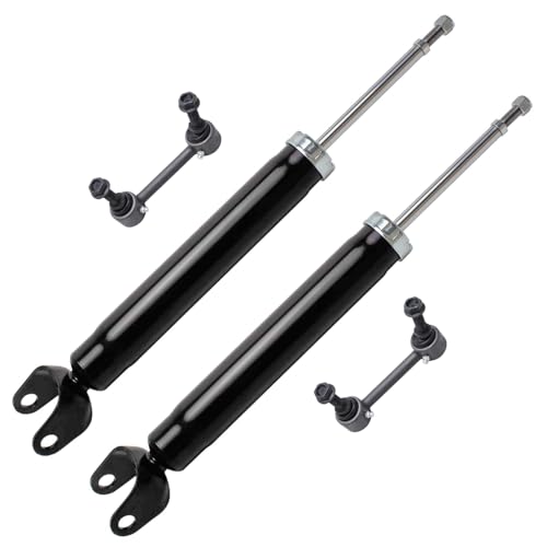 Image of Detroit Axle - Rear Shock Absorbers Kit for Jeep 2011-2019 Grand Cherokee 2011-2022 Dodge Durango, 2 Shock Absorbers Assembly, 2 Sway Bar Links 2012 2013 2014 2015 2016 2017 2018 Replacement