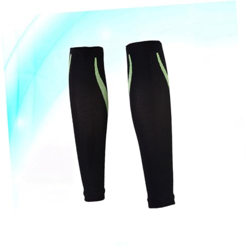 Baluue 2 Pares De Acessórios Esportivos Meias De Compressão Meias De Manga De Perna Meias Longas Elá