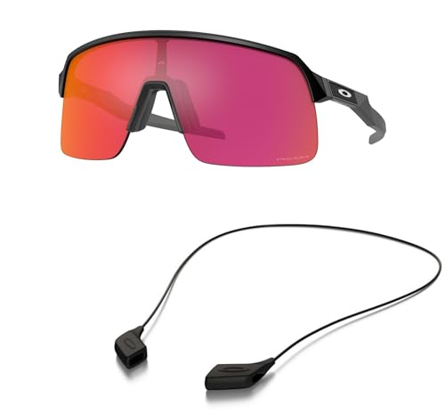 Oakley OO9463 Sunglasses Bundle: OO 9463 SUTRO LITE 946321 Matte Black and Medium Black leash Accessory kit2