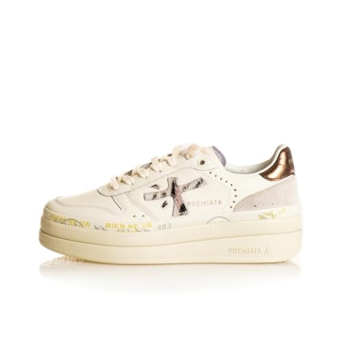Premiata | Sneakers Micol 7035 Bianco E Bronzo N°38