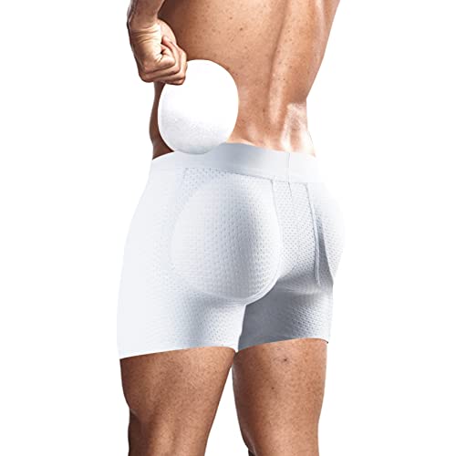 Pantalones cortos moldeadores de malla para hombre y calzoncillos bóxer de compresión 3