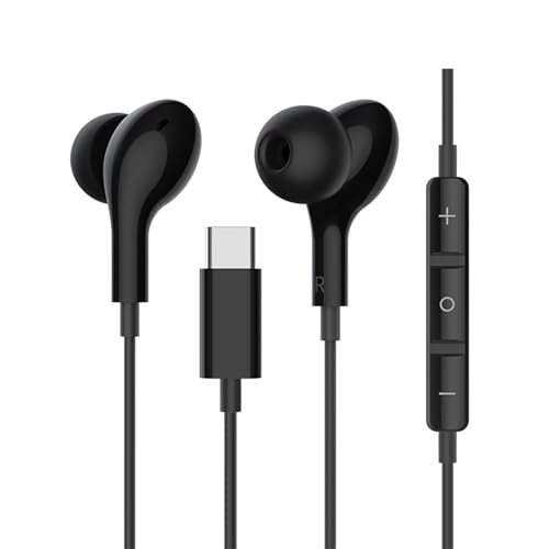 Écouteurs de type C Clear Voice réduction de bruit et micro pro léger