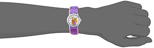 Disney Princess Kids' Stainless Steel Time Teacher Analog Quartz Nylon Strap Watch2