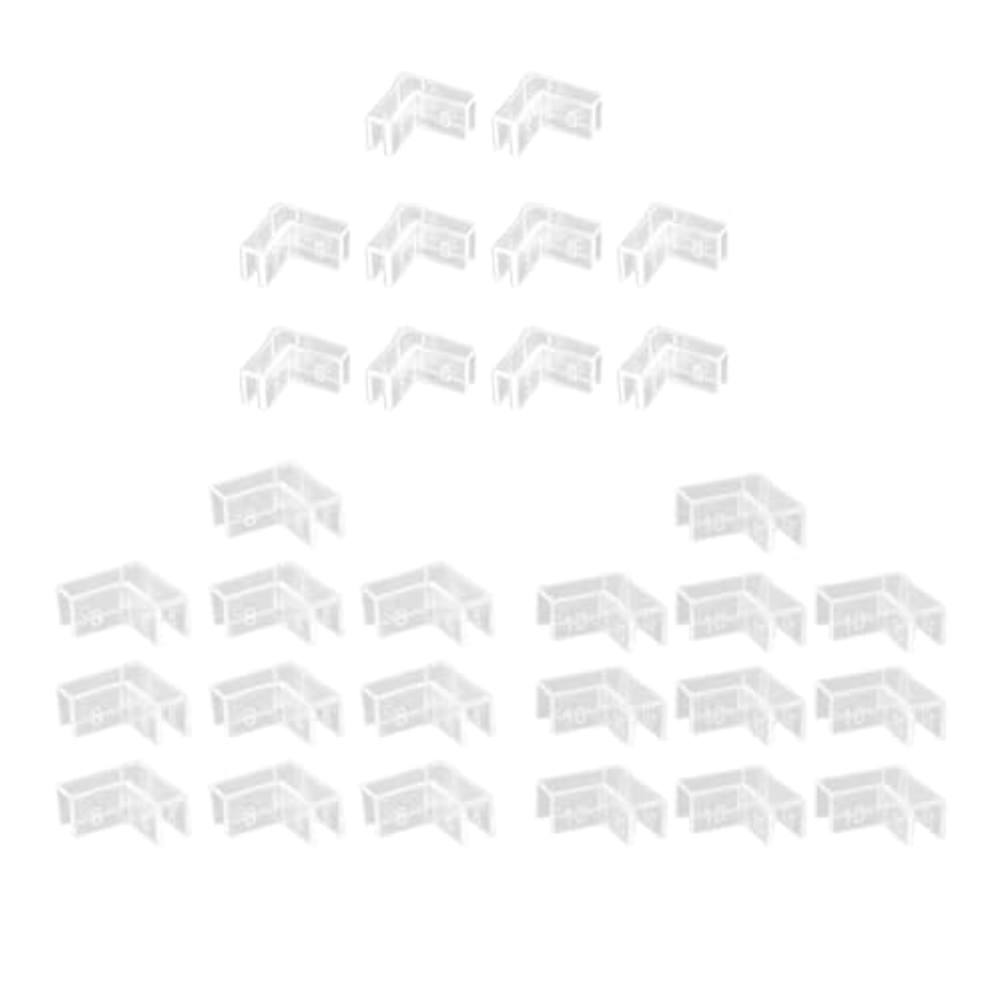 10Pcs Clear Aquariums Corner Protector Guards for Fish Tanks, 5mm