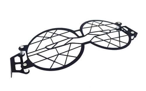 Grille de phare pour Moto Guzzi V85TT 2019-2021 | Protection acier noire
