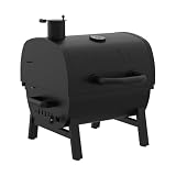 Nexgrill 17.5' Portable Charcoal Grill with Adjustable Chimney Vent, 349 SQ. In Cooking Area, Table Top Grill for Camping, Outdoor Cooking, Patios, and More – 820-0258