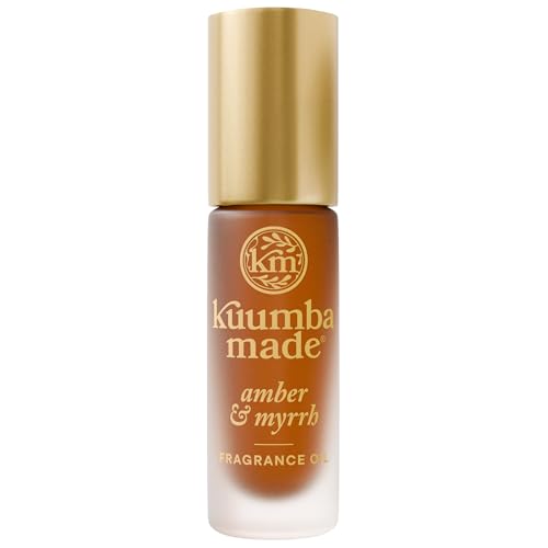 Kuumba Made Amber & Myrrh Fragrance Oil Roll-On, Alcohol-Free, 0.15 Fl Oz