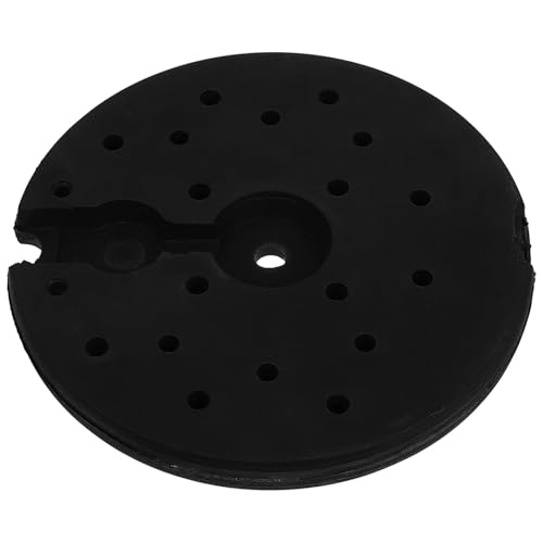 ABOOFAN Poids de Socle pour Lampe de Bureau et Lampadaire Base Ronde en Plastique Moulé Diamètre 240 Mm X 22 Mm Poids de Lestage Stable et Résistant la Corrosion Support de Lampe Adapté