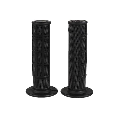 Puños manillar universal 22mm para moto y ATV en color negro de alta resistencia juego izquierdo derecho 6