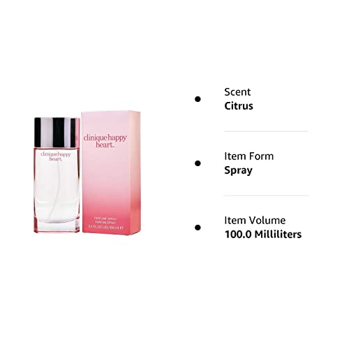 New Item Clinique Happy Heart Perfume Spray 3.4 Oz Happy Heart/Clinique Perfume Spray 3.4 Oz (W) #TOP5