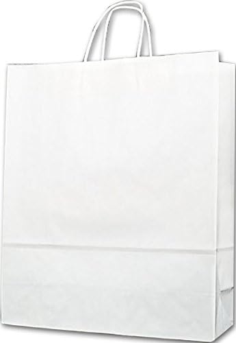 EGPChecks Kraft Paper Shoppers Queen 16 x 6 x 19.25 200 Bags