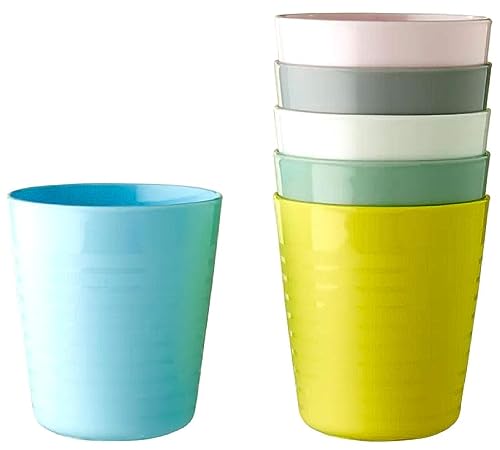 Kalas IKEA 004.613.79 Taza (plástico, 8 x 17 cm), diseño de flores, multicolor