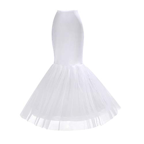 Bride mermaid petticoat crinoline Petticoat Skirt Fishtail Trumpet White Slip Underskirt for mermaid trumpet Party hoop skirt crinoline