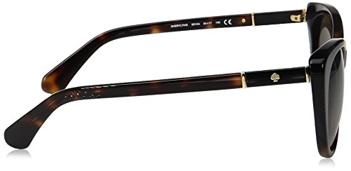 Kate Spade New York Women's Sheryln Cat-Eye Sunglasses, Havana Black/Brown Gradient, 54 Mm #TOP2