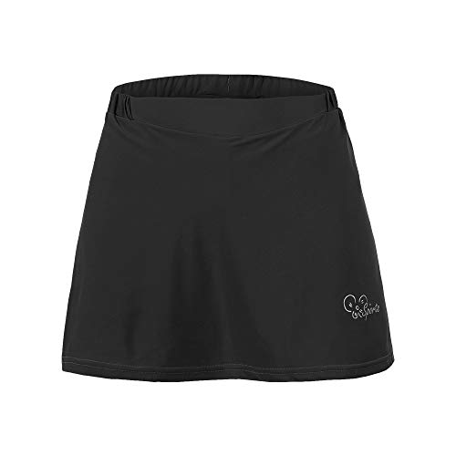 Shorts de ciclismo, Romacci Skort de ciclismo 2 em 1 feminino com calção de bicicleta de forro acolc