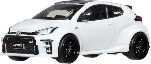 Image of Hot Wheels JHW19 Boulevard Toyota GR Yaris Ride On Toy Mini Car Ages 3 and Up, White