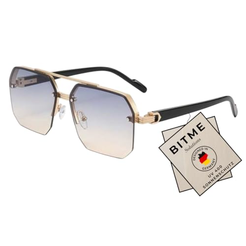 BitME Solutions Retro UV400 Sonnenbrille Herren/Damen ; Vintage/Klassisch/Elegant Brillengestell; HD-Pilotobjektive; Golf/Fahren/Angeln/Reisebrille/Outdoor-Sportarten Mode Sonnenbrille BitME Solutions Retro UV400 Sonnenbrille Herren/Damen ; Vintage/Klassisch/Elegant Brillengestell; HD-Pilotobjektive; Golf/Fahren/Angeln/Reisebrille/Outdoor-Sportarten Mode Sonnenbrille