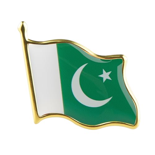Image of Country Flag Brooch Metal Alloy Souvenir Pin Shirt Hat Backpack Jewelry Accessories Decoration Party Christmas Gift Badge International Travel Pin