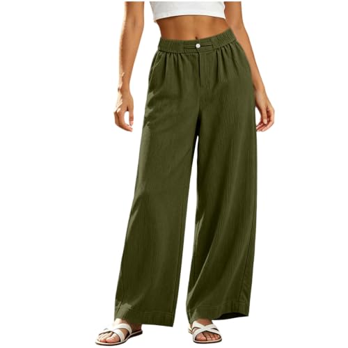 Pantalon droit femme côtelé stretch ajusté et vintage avec boutons