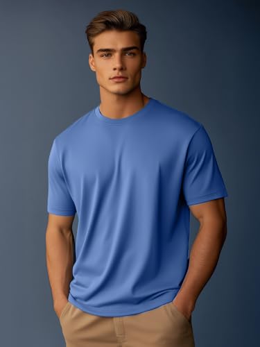 Image of Nobero 100% Cotton Tshirts for Men Combo Pack of 3 | Regular Fit Round Neck Half Sleeve