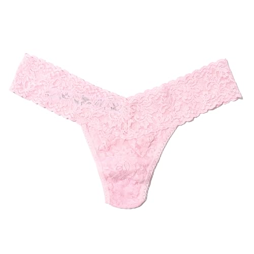 hanky panky Low Rise Signature Lace Thong, Bliss Pink