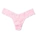 Hanky Panky Women's Signature Lace Low Rise Thong Panty, Bliss Pink, One Size