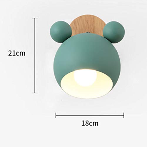 Lámpara de pared interior E27 regulable para pasillo y cabecera 5