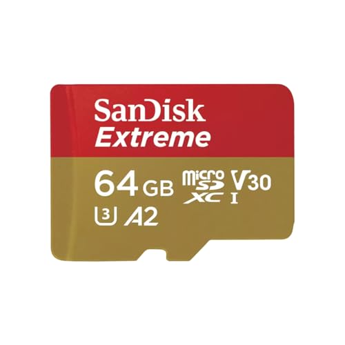SanDisk Extreme 64GB Class 10/UHS-I (U3) V30 microSDXC