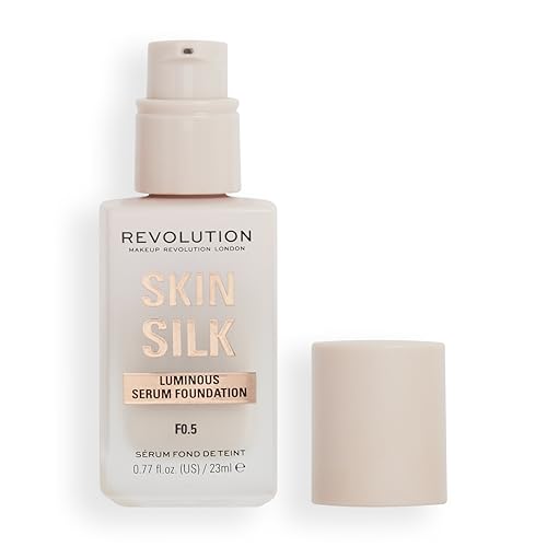 Revolution Skin Silk Radiant Satin Serum Foundation, F0.5C Fair Skin Tones