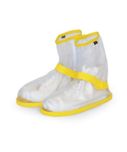 b.c.l A/D2 シューズレインカバー PVC L イエロー/クリア イエロー W12×D30×H25cm レインカバー 防水 靴 携帯 シューズレインカバー 雨具 128041