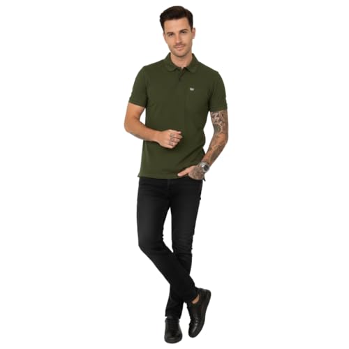 Image of SIDE UP Polo T Shirt for Man with Pocket, Polo T Shirts for Men, Summer Shirt with Collar, Half Sleeve, Cotton Blend, Light Weight, Comfotable Fit (Pack of 1) M to 3XL