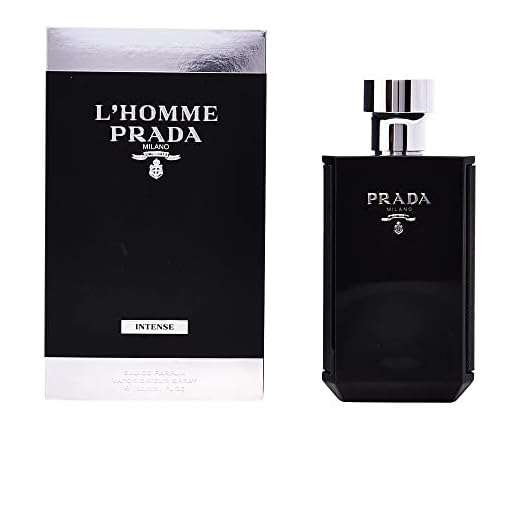 Prada L'homme Intense Eau de Parfum Spray for Men, 5 Ounce