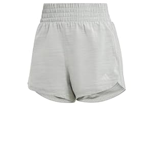 adidas Women’s Pacer Training 3 Stripes Woven High Rise Short, L 3 inch