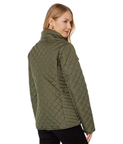 Tommy Hilfiger Women's Quilted Jacket in Thyme – Your Go-To Layer for Any Occasion! - Image 2