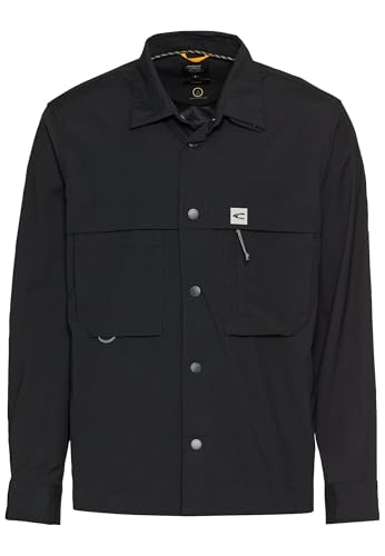 Preisvergleich Produktbild camel active Herren Funktionales Overshirt aus einem Baumwollmix Dunkelblau, menswear-3XL