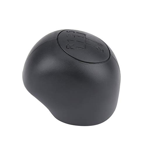 Sorandy Pomo de Palanca de Cambios Duradero de 5 Velocidades Apto para Ducato Apto para Jumper para Boxer, Cabezal de Palanca de Cambios Negro de Plástico ABS, Operación Cómoda para Entusiastas